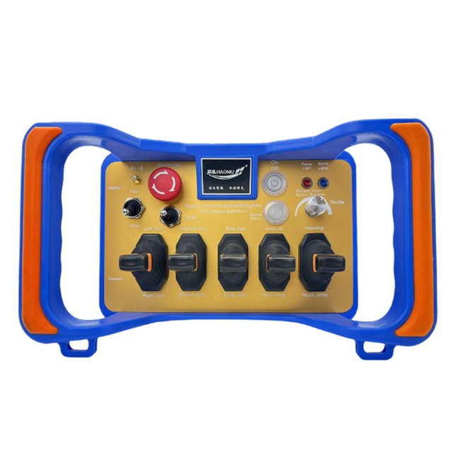 Wireless Remote Control Concrete Pump Truck Crane Hydraulic 5 Control Lever Wireless Proportional Remote Control