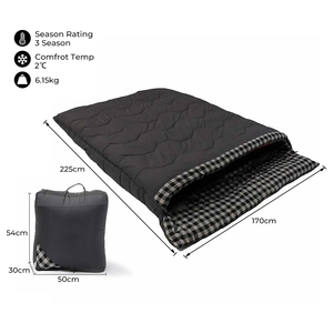 Saco <span class=keywords><strong>de</strong></span> <span class=keywords><strong>Dormir</strong></span> Doble Impermeable con Forro <span class=keywords><strong>de</strong></span> Franela CHENYUE BSCI, Sacos <span class=keywords><strong>de</strong></span> <span class=keywords><strong>Dormir</strong></span> Dobles Personalizados <span class=keywords><strong>para</strong></span> Acampar al Aire Libre - Product Image 2