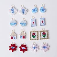Kalung Liontin Aksesoris Motif Jamur Buah Kartun Jade Baru, Berlapis Emas Tembaga, Gaya Tanaman, Fashion DIY, untuk Aktivitas Sehari-hari