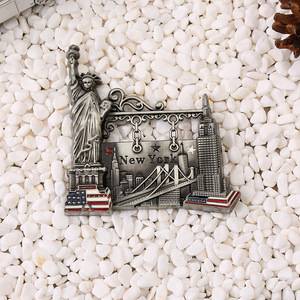 Tourisme créatif 3D Vintage New York <span class=keywords><strong>Venise</strong></span> City Architecture Aimant de réfrigérateur Nouvel alliage Souvenir avec style résine magnétique - Product Image 4