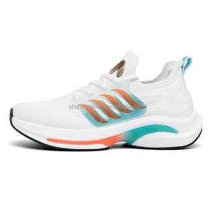 Los mejores zapatos deportivos planos informales Flacasual para hombres, zapatos para correr con cordones de bajo <span class=keywords><strong>precio</strong></span> con forro de malla para primavera y otoño - Product Image 2