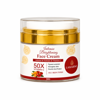 Crème Visage Éclaircissante Intense K-Beauty OEM au Collagène, Acide Hyaluronique et Tomate, Hydratante 50X Vitamine C pour Tous Types de Peau