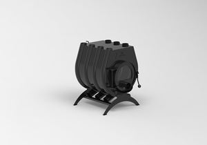 Poêle à granulés de bois/Poêle à bois au design moderne avec plaque plate en fonte - Product Image 5