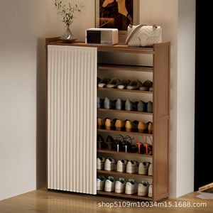Simple multi-layer shoe rack, space-saving storage rack for entryways, large capacity, suitable for rental properties and home - Product Image 3