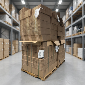 Boîtes en carton ondulé, structure en nid d'abeille, recyclables, emballage kraft personnalisé pour le commerce électronique et l'exportation avec logo personnalisé - Product Image 2