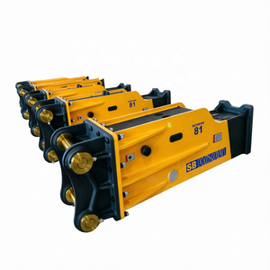 SB81 Box Type Hydraulic Breaker with Core Chisel Components New Hammer Engine Motor for Construction and Mining Industries - Product Image 1