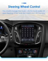 CARUPEZ Layar Sentuh Android DSP 9.7 inci, Stereo Mobil Android Auto untuk Ford Focus 3 MK3 2011-2019, Navigasi GPS