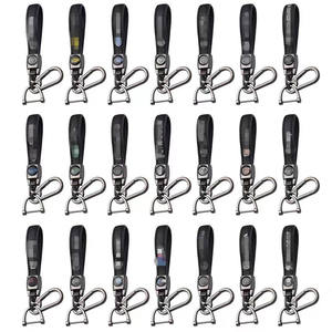 Handmade Premium Metal Keychain Fashionable Alloy Material UV Logo Leather Car <b>Keyring</b> Accessories <b>for</b> <b>Men</b> Women Car Brands - Product Image 2