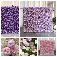 Panel Dekorasi Bunga Palsu Mengambang Warna Hijau untuk Pernikahan, Dekorasi Pagi Hari, dan Latar Belakang DFW Flower Wall