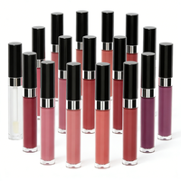 Gloss à lèvres liquide mat longue tenue, imperméable, sans logo, 58 couleurs, étiquette privée personnalisée, fournisseur OEM, vente en gros