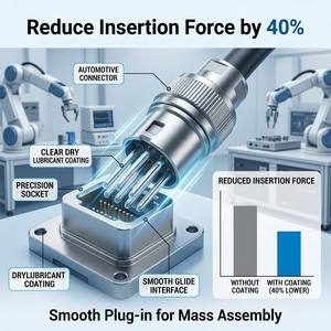 Aceite en Película Seca EUBO para Terminales de Relés Automotrices, Lubricante de Baja Fuerza de Inserción para una Conexión Suave, Lubricante Antidesgaste para Pines Eléctricos - Product Image 3