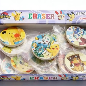 Precio de Fábrica Lindos Borradores Kawaii de 24 Piezas para Compartir con Amigos, Novedosos y Sostenibles, Juguete para Niños - Product Image 2