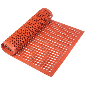 Tapete de Drenaje de Cocina de Goma Antideslizante de Alta Resistencia con Orificios, Tapete Antifatiga para Restaurantes y Bares Comerciales - Product Image 1