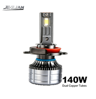 Faro LED para Auto con Control por Aplicación Bluetooth, Chip PLC+8 Portátil, 140W, Altura de Haz Ajustable, Aleación de Aluminio, 3000K-6000K, 1 Año de Garantía