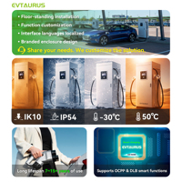 Estaciones de Carga Rápida Comerciales de CC para Vehículos Eléctricos de 60KW, 120KW, 240KW, MAX1000V, Trifásicas, con CCS, GBT y OCPP, para Ajustar la Corriente