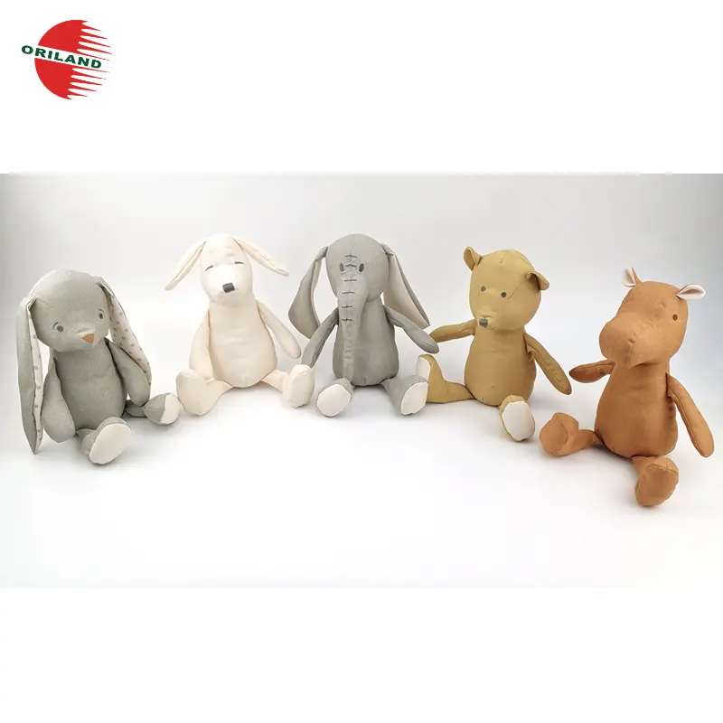 cool kids toy cotton linen stuffed animal soft toys