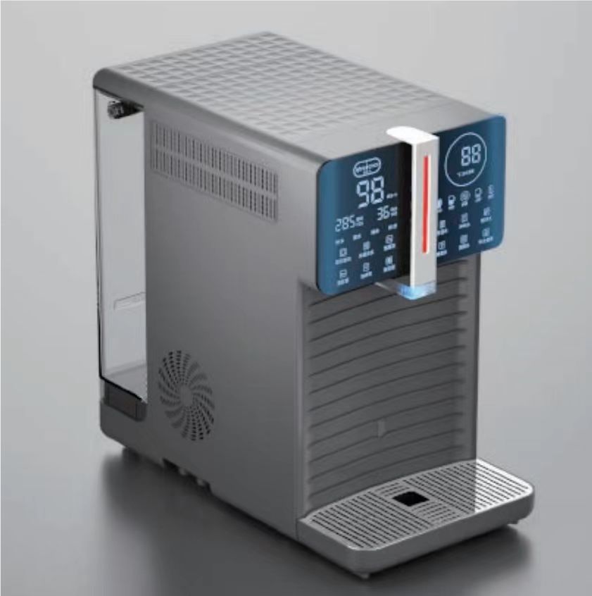 Myteck 2025 Table Top Water Filter Dispenser Portable Hot/Cold Drink Machine LED Display Weak Alkali Mineral Household