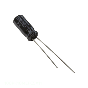 Distribuidor Autorizado 100PK10MEFC5X11 Condensador de Aluminio de 10uF 20% 100V Radial TH 10uF - Product Image 1