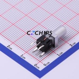 K6-6149D02 Tactile Switch Through hole Component (THT) Switch 1.6N Through Hole 18mm 50mA - Product Image 2