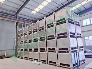 Wanlong cấp thực phẩm lưu trữ 1500L 350gallon thép không gỉ IBC Tote Tank container - Product Image 6