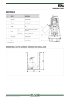 Pompes submersibles DABpump FEKA300MNA, drainage de piscine, drainage de sous-sol, drainage de garage, pompe de fontaine, pompe de drainage domestique