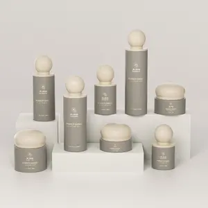 30ml 50ml 100ml 130ml 150ml 고급 유리 로션 세럼 병 펌프 빈 스킨 케어 병 및 항아리 화장품 포장