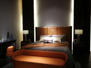 <span class=keywords><strong>Camera</strong></span> <span class=keywords><strong>da</strong></span> <span class=keywords><strong>letto</strong></span> di lusso moderno elegante <span class=keywords><strong>letto</strong></span> in pelle <span class=keywords><strong>arancione</strong></span> - Product Image 4