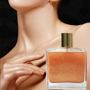 Vente en gros de illuminateur liquide pour le corps, maquillage bio, végan, écologique, longue tenue, bronzant, label privé, spray scintillant - Product Image 3