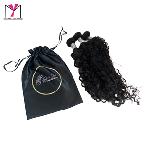 กล่องกระดาษแข็งพิมพ์ลายโลโก้แบบกำหนดเอง พร้อมถุงผ้าซาติน แถบกาว และการ์ดติดผม - Product Image 4