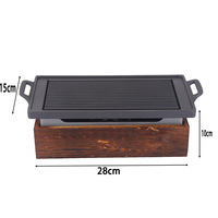 Barbecue portable au charbon de bois, four domestique antiadhésif, outils de cuisson, réchaud à alcool pour table à manger intérieure, camping, barbecue