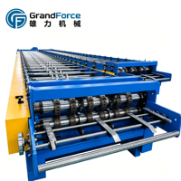Machine de formage à froid de panneaux de toiture IBR personnalisés à grande vitesse pour une ligne de production complète de toitures de bâtiments en structure acier