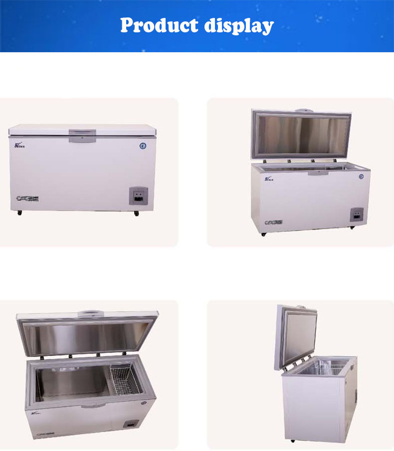 minus 65 degree Celsius super freezer for tuna, spot prawns scampi 418 liters sea food freezer for sashimi storage