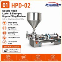 Machine de remplissage semi-automatique à double tête pour liquides 25-1000ml, remplisseur quantitatif pneumatique pour émulsion, shampoing, après-shampoing, en plastique