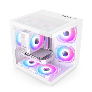 Boîtier PC de jeu de <span class=keywords><strong>bonne</strong></span> qualité, boîtier PC en verre trempé, <span class=keywords><strong>tour</strong></span> moyenne, châssis MATX, boîtier PC de jeu Micro ATX - Product Image 2