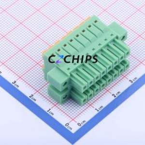 KF2EDGKNHM-3.5-2*8P Plug-in Terminal Block P=3.5mm Connector Male Plug Screw Fixing 2x8P 3.5mm - Product Image 2