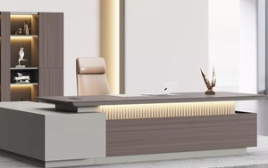 Muebles de Oficina Grandes, Conjuntos Completos de Escritorios y Sillas de Oficina, Escritorios Ejecutivos Modernos y Sencillos - Product Image 3