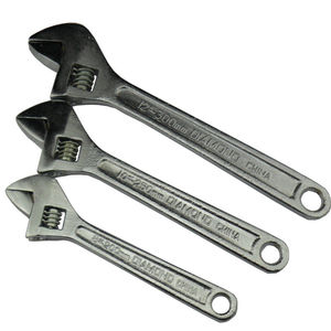 Cờ Lê Tay Cầm Dài Bán Sỉ 6 8 10 12Inch Cờ Lê Điều Chỉnh Màu Đen Cờ Lê Đầu Mở Lớn Cờ Lê Công Nghiệp - Product Image 3