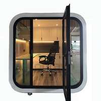 Bloc Maison Seule Cabine Portable Modulaire Petite Maison Conteneur De Luxe Espace Capsule Maisons Maison Préfabriquée 100m2 Conteneur Café