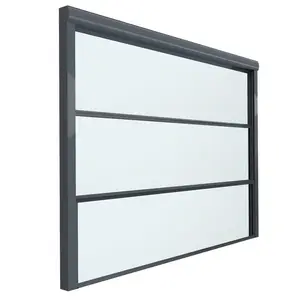 Aluminum Frame Doors And Windows Aluminum Alloy And Glass Automatic Sliding Windows