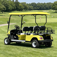 Voiturette de golf électrique 4 places personnalisable en couleur, mini-voiturette de golf électrique tout-terrain pour la chasse et le golf, scooter de golf, voiturette de club