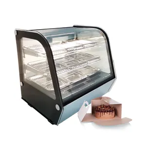 220V110V lemari pendingin Desktop kabinet tampilan kue lemari Freezer lemari pendingin pajangan dingin lemari roti kulkas lemari roti