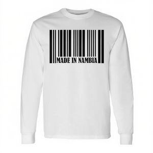 T-shirt a maniche lunghe Made In Namibia con design presidenziale - Product Image 2