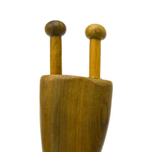 شريط نقطة الوخز بالإبر الخشبية لتخفيف آلام الرقبة الساق والقدم وعلاج الرأس أداة تدليك تقليدية من الخشب الأحمر عصا عيون وجه القدم - Product Image 3