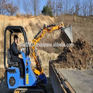 Il più venduto Mini pista escavatore in Corea tecnologia innovativa forte pala gommata per il giardino senza problemi di movimento - Product Image 3