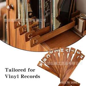 Marcadores de Libros de Madera Creativos con las 26 Letras del Alfabeto para Libros Infantiles, Cuadernos y Separadores de Discos de Vinilo - Product Image 3