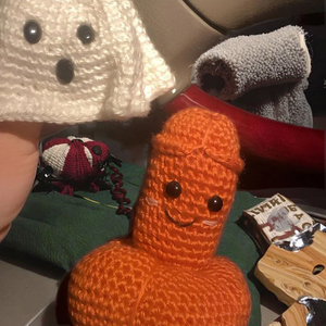 Handmade Dệt Kim <span class=keywords><strong>Halloween</strong></span> Bí Ngô Ma Trang Trí Sáng Tạo Móc Quà Tặng May & Dệt Đồ Chơi Cho Lễ Hội Trang Trí Nội Thất - Product Image 5