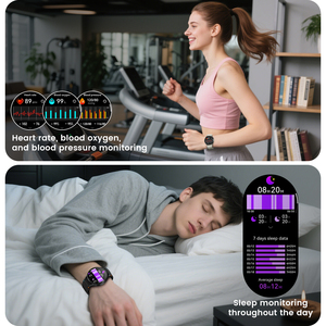 Montre connectée avec écran IPS HD de 1,5 pouce, gestion de la santé multidimensionnelle, mode multi-mouvements, communication intelligente, étanche IP67, métal - Product Image 5