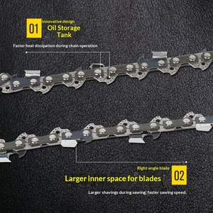 Catena per Motosega <span class=keywords><strong>L</strong></span>-uncle Lumberjack Uncle 01 di Qualità - 20/18/16 Pollici - Per Motoseghe a Benzina/Elettriche - Per Giardinaggio e Disboscamento - Product Image 1