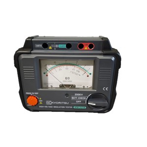 Mégohmmètre à aiguille haute précision KYORITSU KEW3121B 2500V pour la mesure de la résistance d'isolement des câbles de moteurs haute tension - Product Image 5
