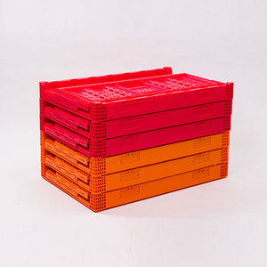 กล่องเก็บของพับได้แบบพกพา ทำจากโพลีโพรพิลีน แข็งแรง ทนทาน ซ้อนกันได้ - Product Image 4